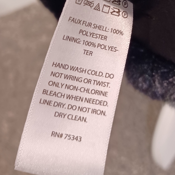 Pre-Owned Rachel Zoe Fully Lined Faux Fur Vest Black sz L - Picture 5 of 8